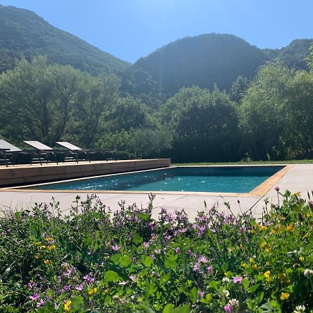 Estive Des Angelettes Piscine Chauffee Sauna Saint-Ferréol-Trente Eksteriør bilde
